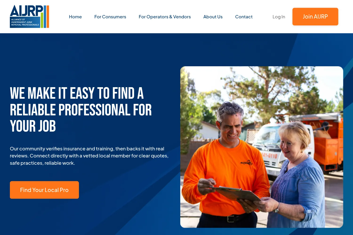 AIJRP Training Portal & Directory, page 3 of the case