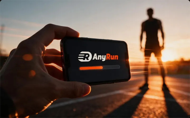 Phone splash at the track