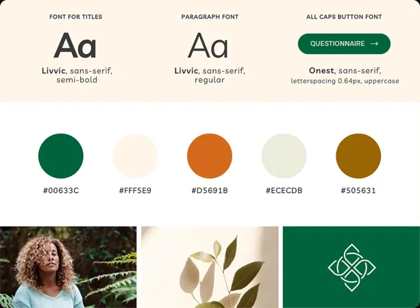 Type and colour