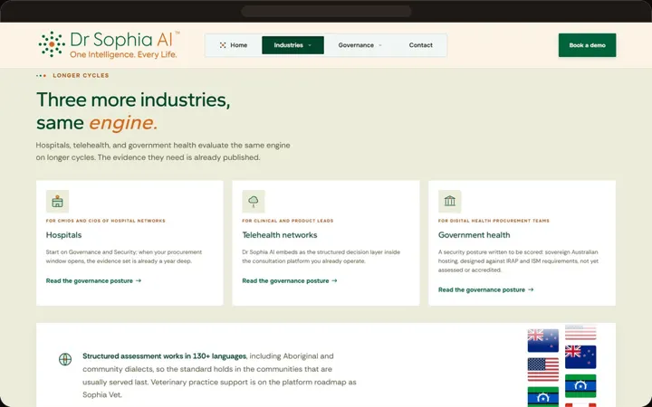 Three more industries, same engine