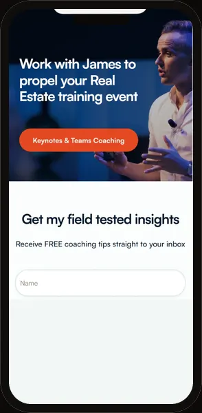 Mobile lead form
