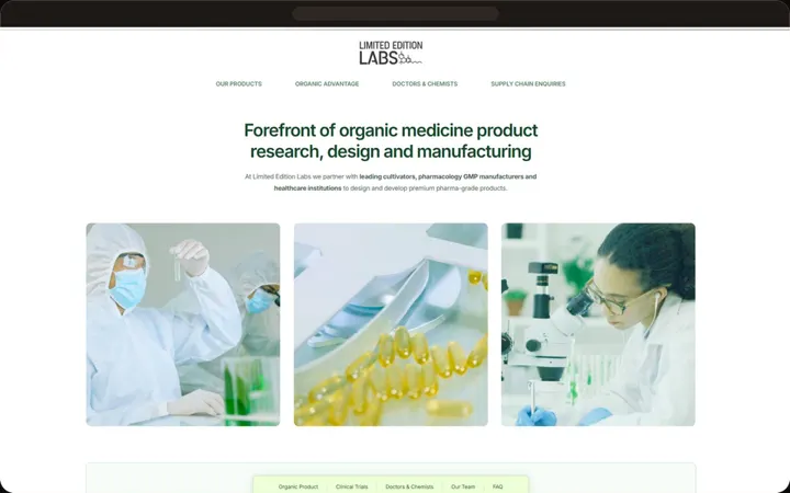Responsive Webflow site