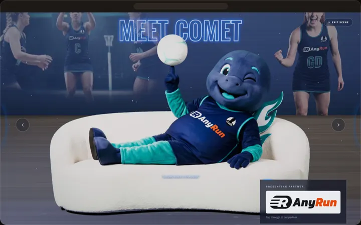 Your mascot, with its own moment