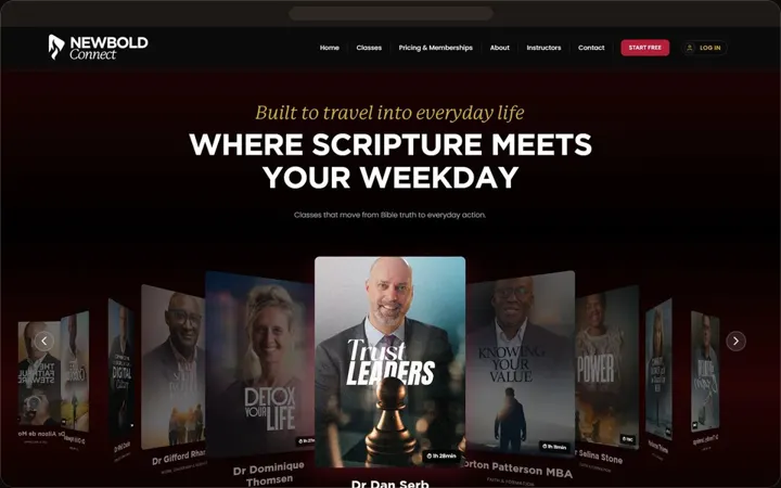 Public website home