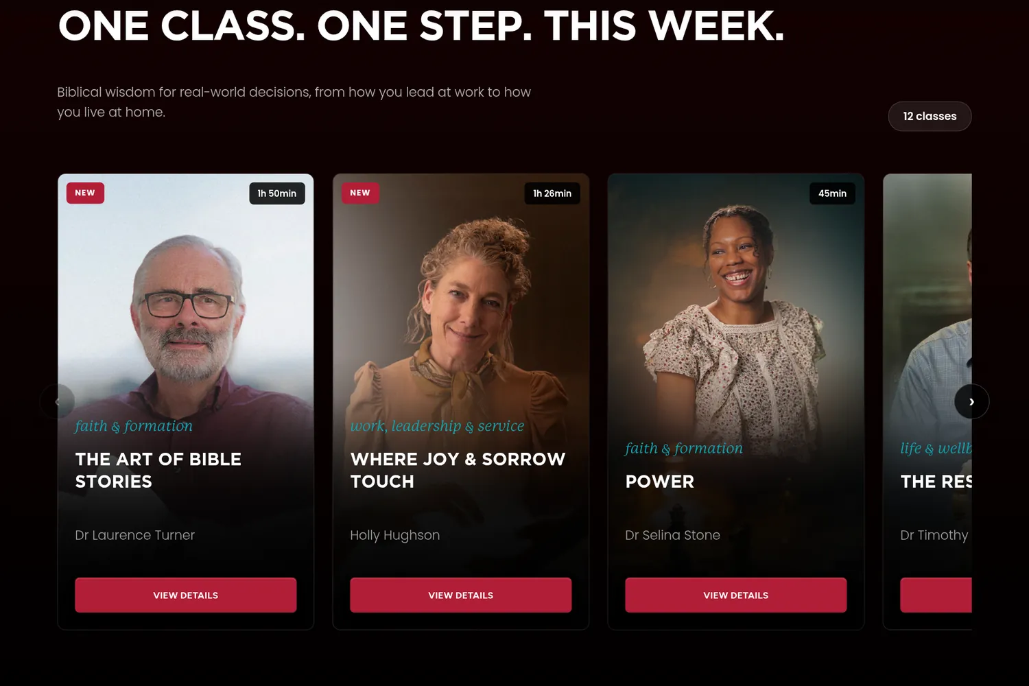 Newbold Connect classes: one class, one step, this week