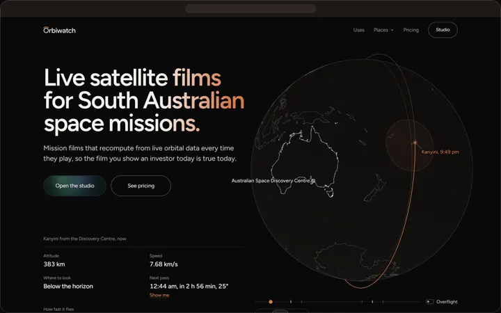 The site: a live film for South Australian missions