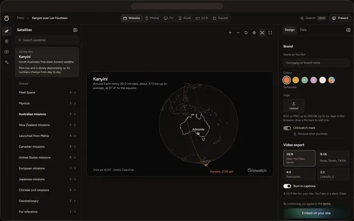 The Studio: satellite, place and story in one workspace