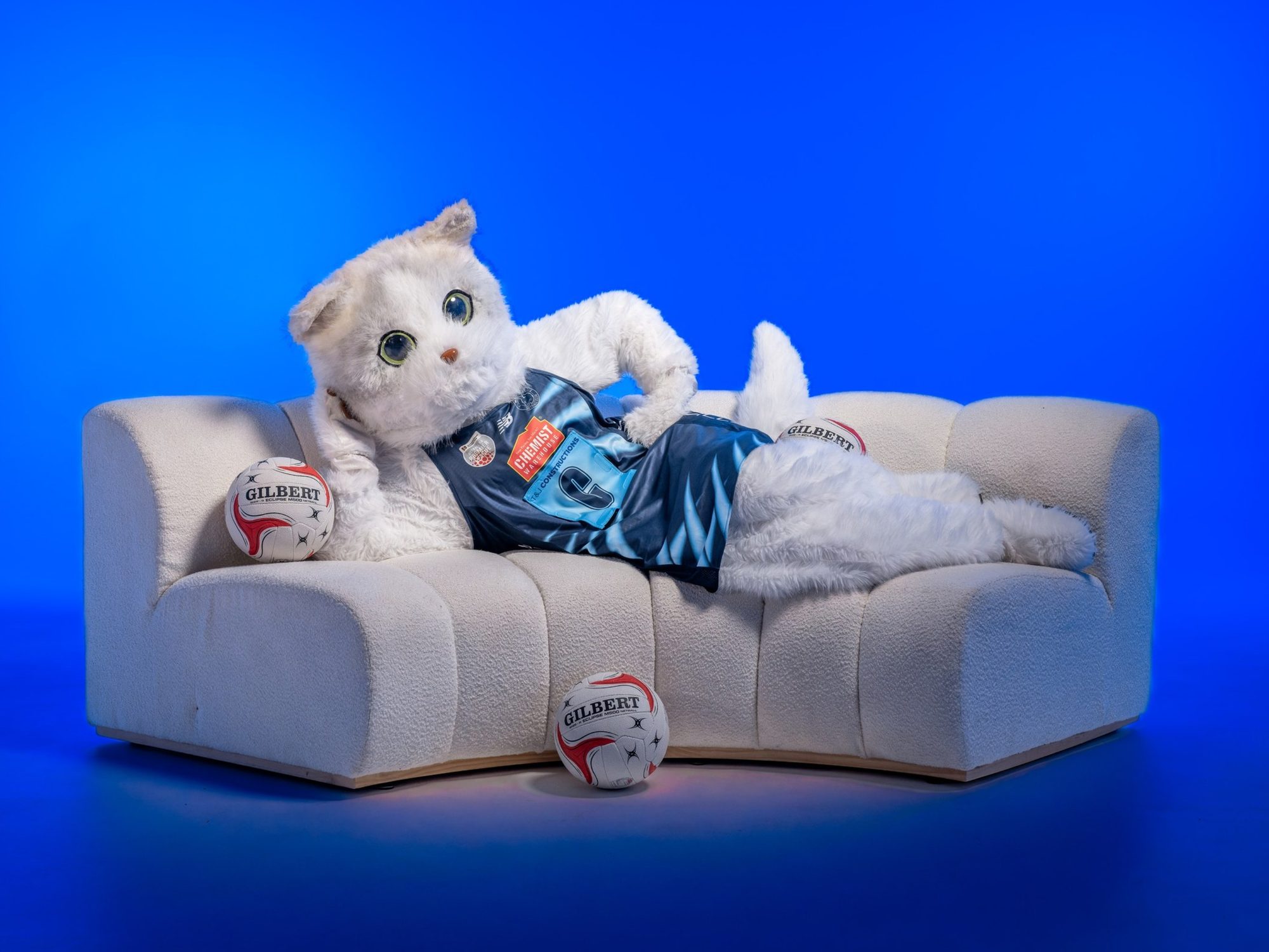 Clawdia the club mascot, revealed as the footer scrolls away